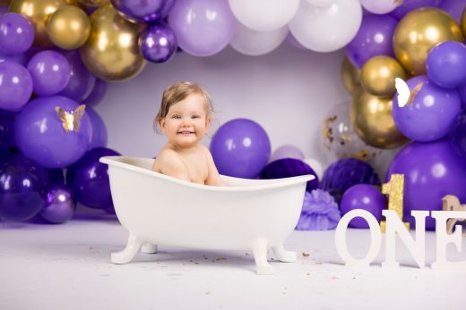 Purple and gold theme