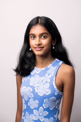 Young model headshot profile