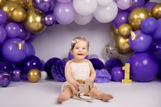 Purple and gold theme