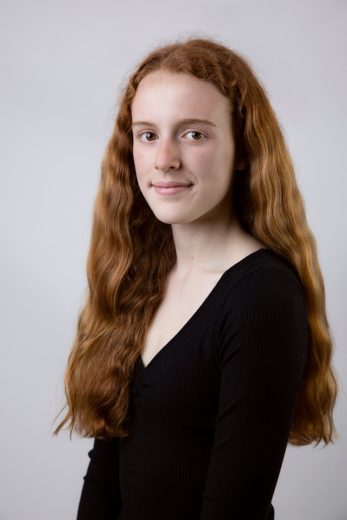 Young model headshot profile